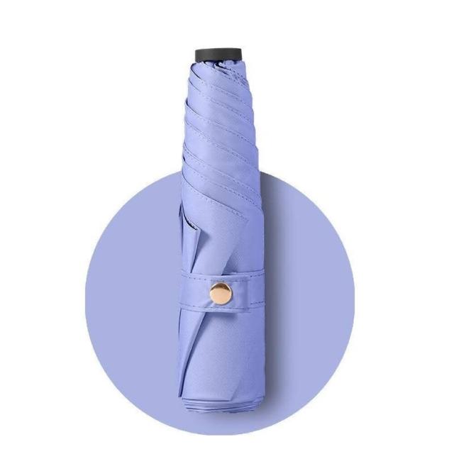 【TWBUY 台灣好購】110g極輕碳纖輕量羽毛傘(超輕量傘 晴雨傘 遮陽傘 摺疊傘 迷你傘 防曬傘)