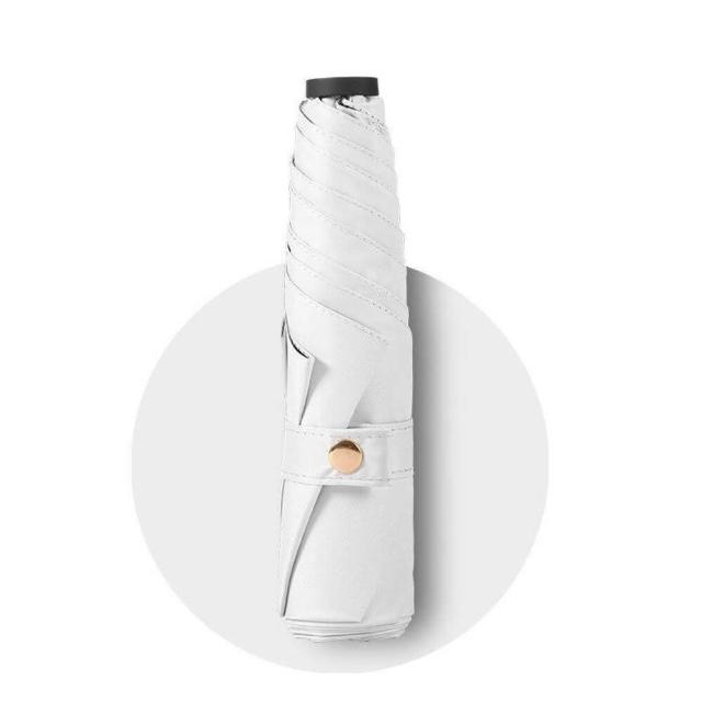 【TWBUY 台灣好購】110g極輕碳纖輕量羽毛傘(超輕量傘 晴雨傘 遮陽傘 摺疊傘 迷你傘 防曬傘)