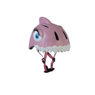 【MAF 蔓侒菲】3D安全帽-粉鯊魚S碼小童帽/M碼大人親子帽/平衡車/自行車/直排輪/滑板/攀岩(丹麥crazysafety)