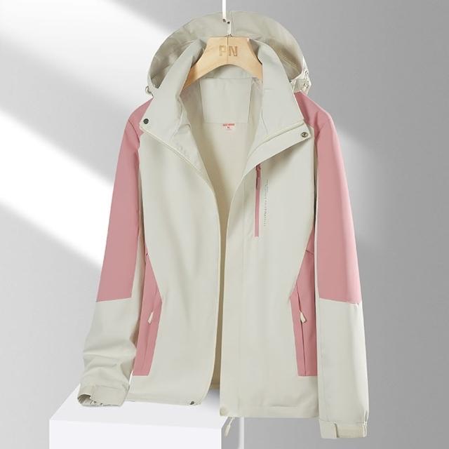 【巴黎精品】現貨+預購 衝鋒衣防風夾克(防水透氣戶外連帽男女外套9色a1eo32)
