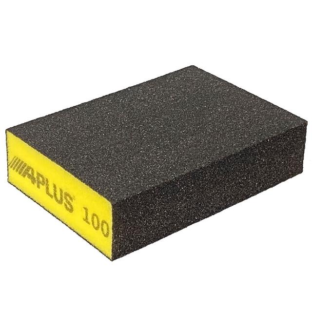 【APLUS】30入 60#80#100#120#180#220# 乾溼兩用海綿紗塊 砂紙(AE-GSO-CAGC-30)
