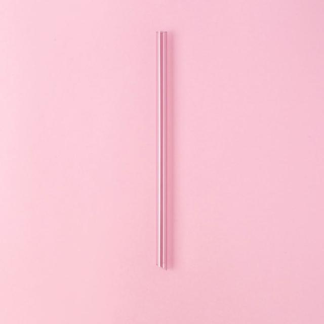 【Oolab 良杯製所】ECOZEN 透明斜口珍奶專用粗吸管26cm(環保吸管)