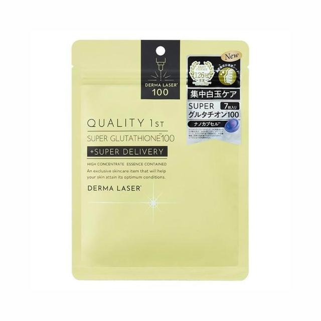【台隆手創館】Quality 1st DERMA LASER 全方位修護潤澤面膜-7枚裝(皇后的秘密面膜 日本製)