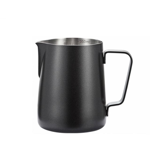 【渥思】304不鏽鋼拉花杯-350ml(奶泡杯.量杯.鷹嘴)