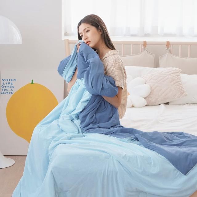 【BUHO 布歐】買一送一 激凍冰紗竹纖維涼被-雙人180x200cm涼被 冰冰被 夏被(多款任選) 涼被/冷氣毯