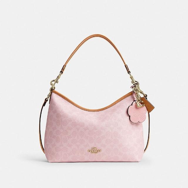 【COACH】蔻馳官方直營 LAUREL/ROWAN 經典 SIGNATUR單肩包 水桶包 斜背包-多款任選(CV975/CEY95/CBH06)