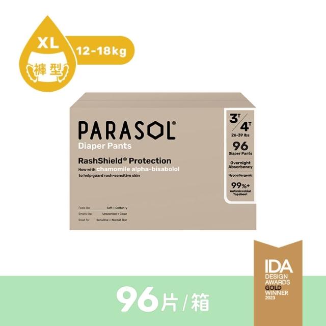 【PARASOL】總代理｜進化版_Clear+Dry 新科技水凝果凍褲 囤貨箱購3箱組 褲型尿布L-XXL(2包/箱)