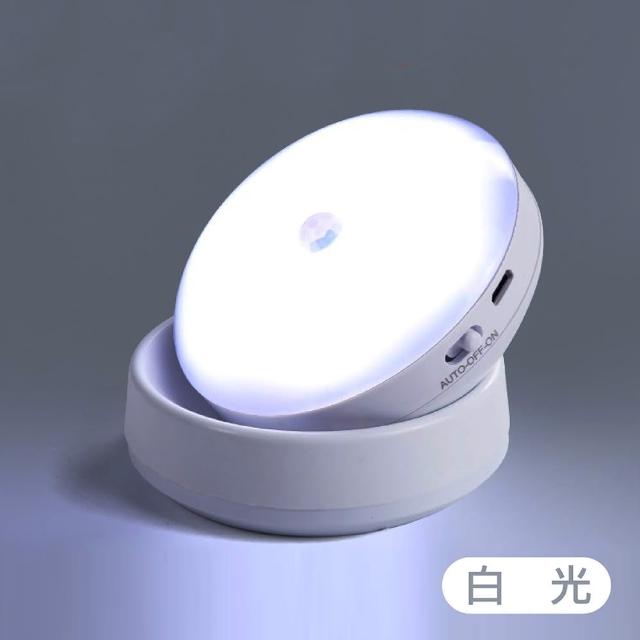 【Light Live】買一送一 LED智能人體感應燈 磁吸感應燈 黃/白光任選(小夜燈 床頭燈 磁吸燈 LED感應燈)
