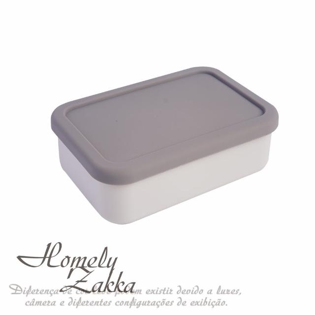 【Homely Zakka】北歐風高顏值撞色長方型享瘦減脂211餐盒/分隔便當盒_3色任選(微波爐加熱 減脂便當盒)
