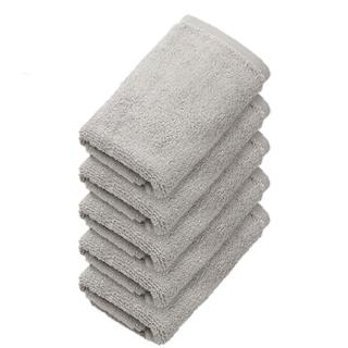 【NITORI 宜得利家居】純棉毛巾5件組 33×80 LGY WS001(純棉 毛巾 WS001)