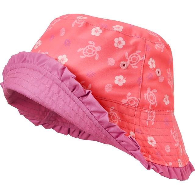 【Playshoes】嬰兒童抗UV防曬水陸兩用雙面漁夫帽(護頸遮脖遮陽帽泳帽)