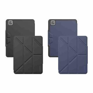 【JTLEGEND】JTL 2025/2024 iPad Pro 11吋 Ness Pro 相機快取多角度折疊防潑水布紋保護殼_含筆槽(M4適用)