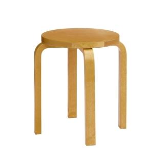 【北歐櫥窗】Artek Stool E60 四腳圓凳(蜜色樺木)