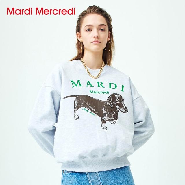 【MARDI MERCREDI】印花大學TEE 多色 經典小雛菊 藍花 純棉 SWEATSHIRT FLOWERMARDI