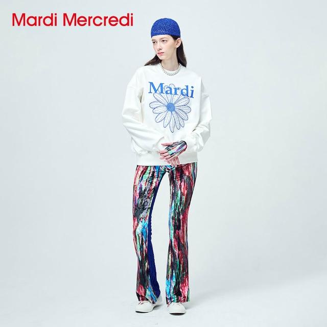 【MARDI MERCREDI】印花大學TEE 多色 經典小雛菊 藍花 純棉 SWEATSHIRT FLOWERMARDI
