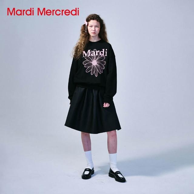 【MARDI MERCREDI】印花大學TEE 多色 經典小雛菊 藍花 純棉 SWEATSHIRT FLOWERMARDI
