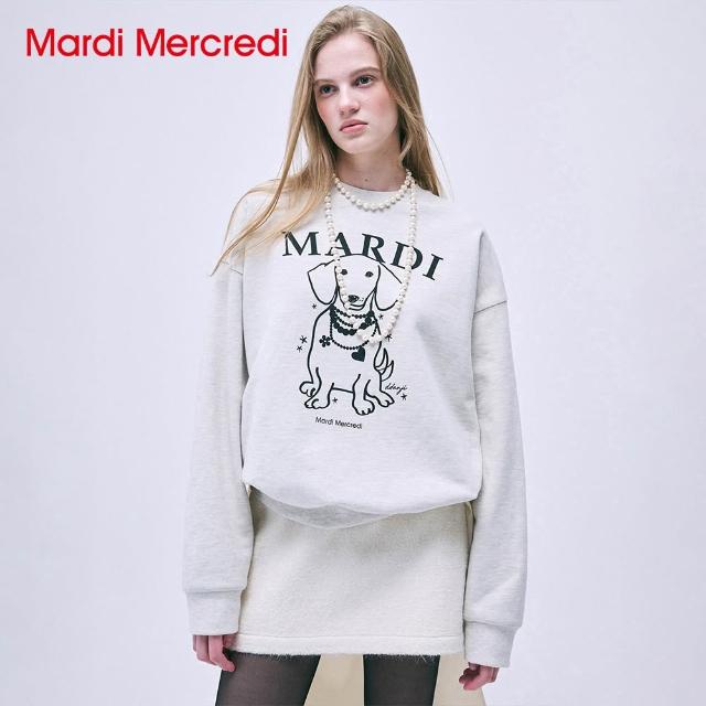 【MARDI MERCREDI】印花大學TEE 多色 經典小雛菊 藍花 純棉 SWEATSHIRT FLOWERMARDI