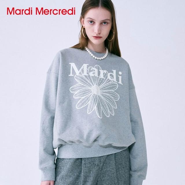 【MARDI MERCREDI】印花大學TEE 多色 經典小雛菊 藍花 純棉 SWEATSHIRT FLOWERMARDI
