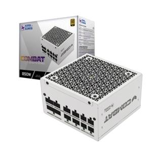 【SUPERFLOWER 振華】COMBAT FG 金牌850W 白(白殼白線/ATX3.1/PCI5.1/850瓦/金牌全模/10年保固)