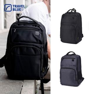【Travel Blue 藍旅】雙11 魅力款 商務背包-黑/灰 後背包/筆電包/防水包 電腦包/雙肩包/商務