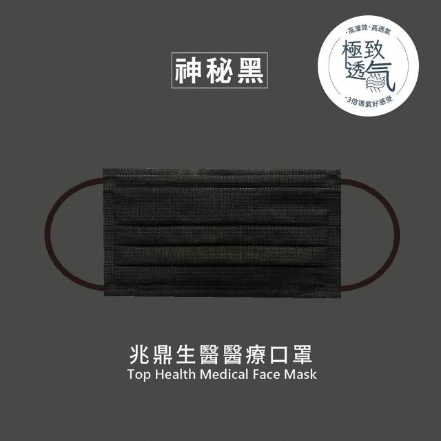 【THG 兆鼎生醫】極致透氣 醫療級成人平面口罩(高透氣HEPA口罩 10片/袋)
