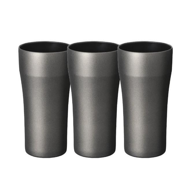 KYOCERA 京瓷】ceramug 陶瓷塗層保溫杯/保冷杯/啤酒杯-420ml(3入/組