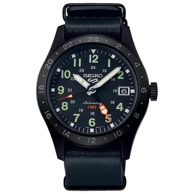 【SEIKO 精工】5 Sports 水鬼GMT運動機械錶/42.5mm 送禮  禮物(4款可選)