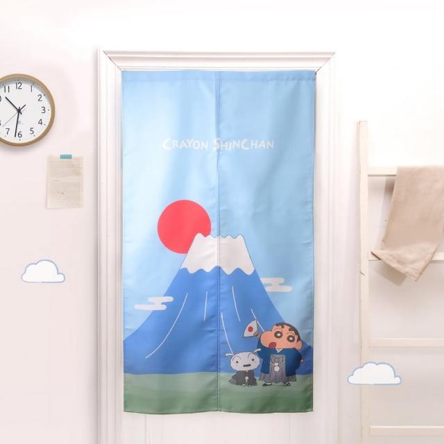 【Norns】蠟筆小新長門簾(正版授權 日式門簾 富士山 太空 85X150cm)