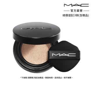 【M.A.C】超持妝霧絲絨氣墊粉餅SPF 50/PA+++(24小時持妝 持色不暗沉_柔霧小黑碟_輕感小黑碟 /防曬)