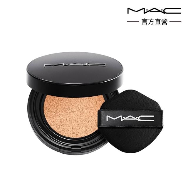 【M.A.C】痘痘瑕疵隱形組(霧絲絨氣墊粉餅+超持妝24H調光校色液 1.8ML)