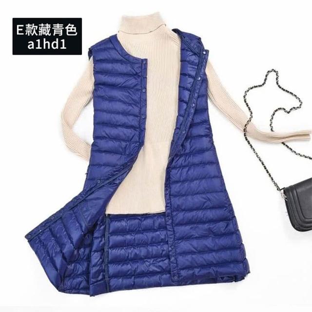 【巴黎精品】極速出貨 真90%白鴨絨羽絨背心羽絨衣夾克(保暖連帽馬甲雙面穿輕薄女外套5色p1bl5 2B)