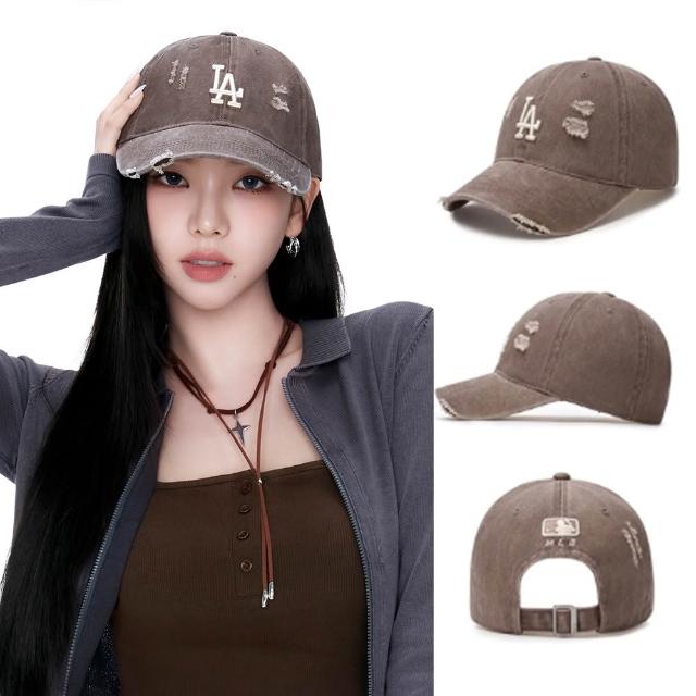 【MLB】牛仔 復古 仿舊棒球帽 KARINA/TWS同款老帽 Varsity系列(CPVL6.CPVV3.CPVV0.CPV03-多款任選)