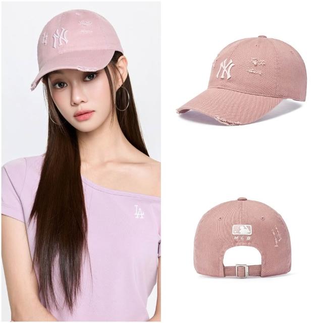 【MLB】牛仔 復古 仿舊棒球帽 KARINA/TWS同款老帽 Varsity系列(CPVL6.CPVV3.CPVV0.CPV03-多款任選)