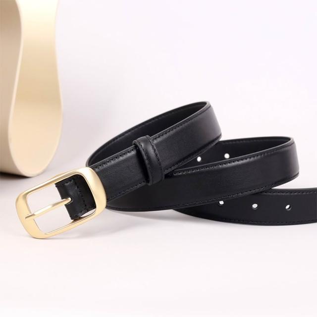【MoonDy】女腰帶 褲皮帶 韓國腰帶 百搭皮帶 皮帶 腰帶 字母C扣 真皮皮帶 洋裝腰帶 精品皮