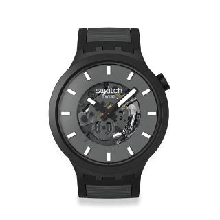 【SWATCH】PAST THE HORIZON 大錶面手錶/男錶/女錶/瑞士製造 SB05B113(47mm)