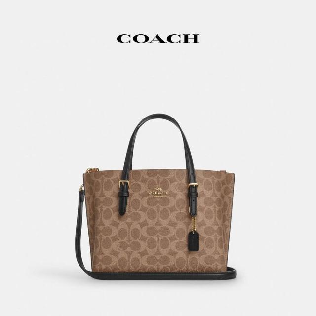 【COACH】蔻馳官方直營 MOLLIE 25 托特手袋 托特包 斜背包 側背包-多色任選(CV965/CY648)