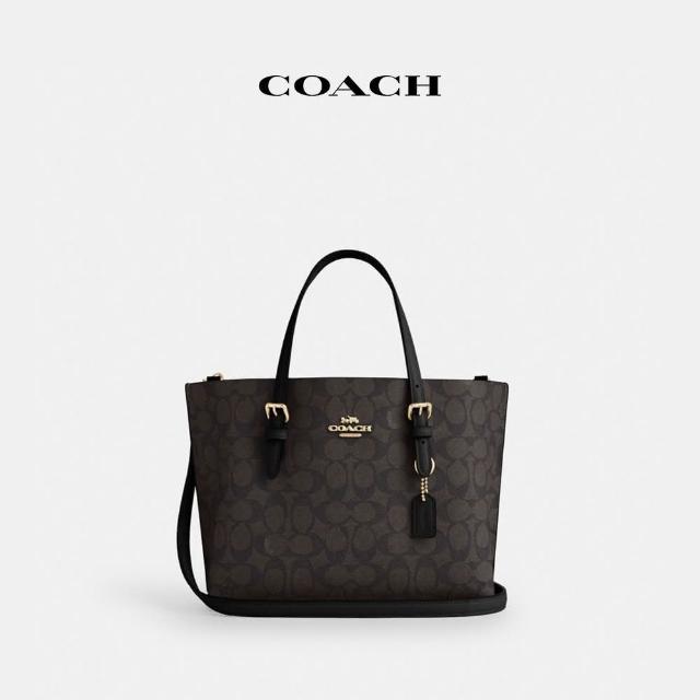 【COACH】蔻馳官方直營 MOLLIE 25 托特手袋 托特包 斜背包 側背包-多色任選(CV965/CY648)