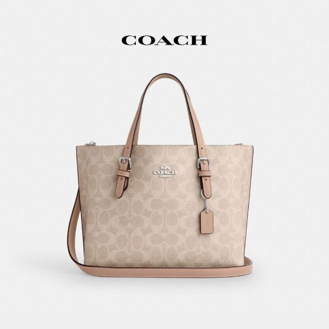 【COACH】蔻馳官方直營 MOLLIE 25 托特手袋 托特包 斜背包 側背包-多色任選(CV965/CY648)