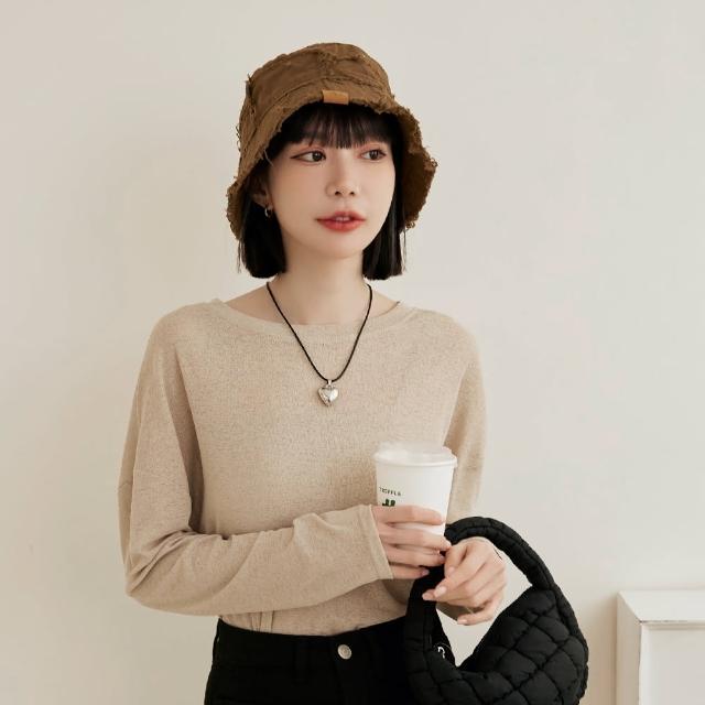 【OB 嚴選】純棉拼接抽鬚麂皮織標漁夫帽 《YC057》