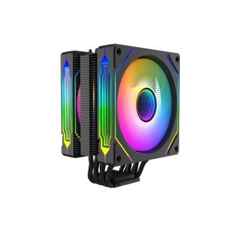 【EINAREX】埃納爾 BE-COOL V6 6管雙風散熱器/黑