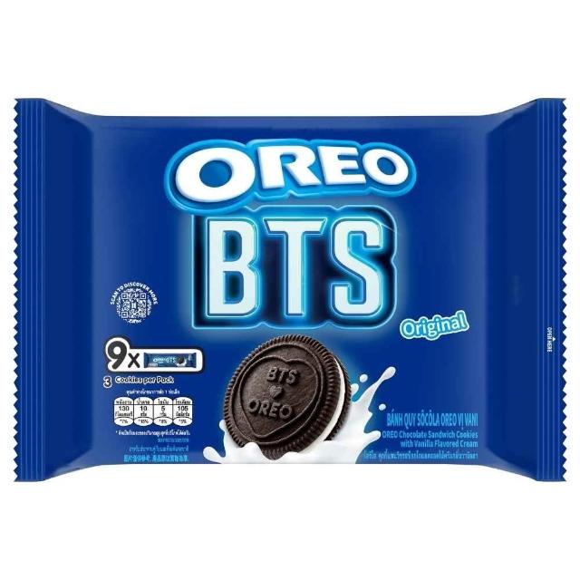 【OREO 奧利奧】奧利奧夾心餅乾隨手包 兩包組(多口味可選、含BTS 聯名款)