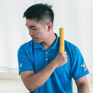 【Fun Sport】好倍健扭力棒-療力綠-中-送吉力橘握力球(能量拍打棒☆按摩棒 復健棒 拍痧棒 益肌棒)