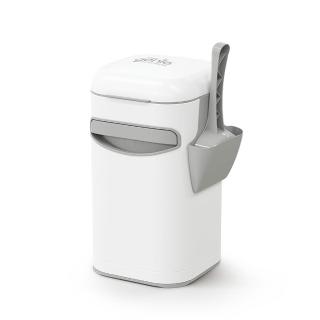 【Litter Genie】加拿大 Litter Genie 不鏽鋼 EZ 貓咪鎖便桶 易撕袋型(密封除臭 貓砂垃圾桶 貓砂桶 貓便盆)