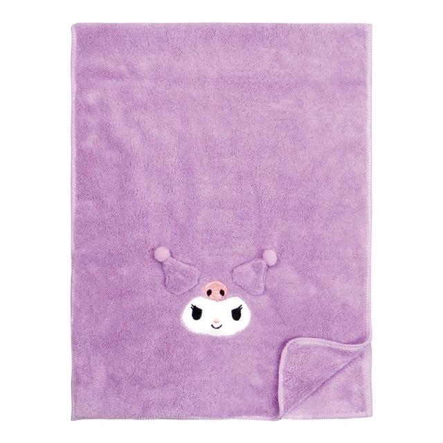 【收納王妃】三麗鷗 造型擦髮巾 速乾 毛巾 擦髮巾 Hello Kitty 酷洛米(約 30x80cm)