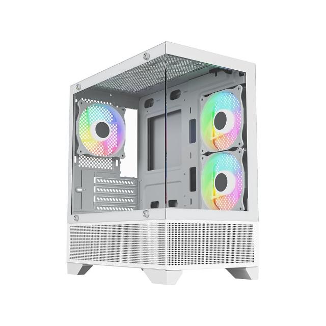 【技嘉平台】i5十核GeForce RTX 3050 Win11{黑肩鳶J46CW}電競電腦(i5-14400F/H610/32G/1TB/WIFI)