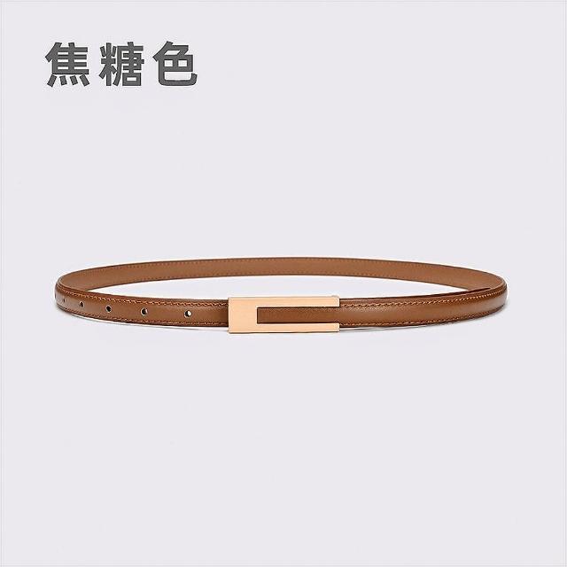 【LEEHER】女生/細皮帶/韓國腰帶/復古皮帶/小皮帶/腰帶/黑色皮帶/百搭腰帶/優雅皮帶/高級 