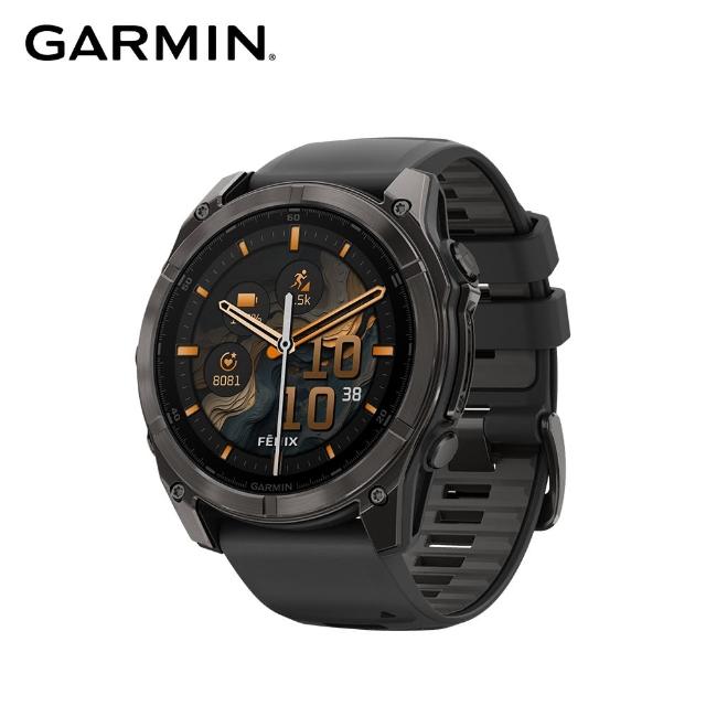 【GARMIN】Fenix 8 AMOLED 全方位戶外進階GPS智慧腕錶 51mm