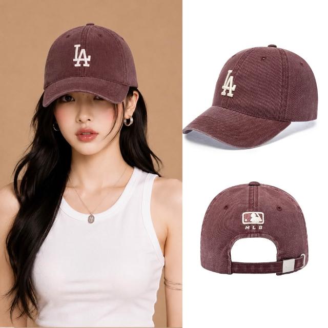 【MLB】可調式軟頂棒球帽 道奇/紅襪/守護者/洋基隊(3ACPVV.CPB2.CP34-多款任選)