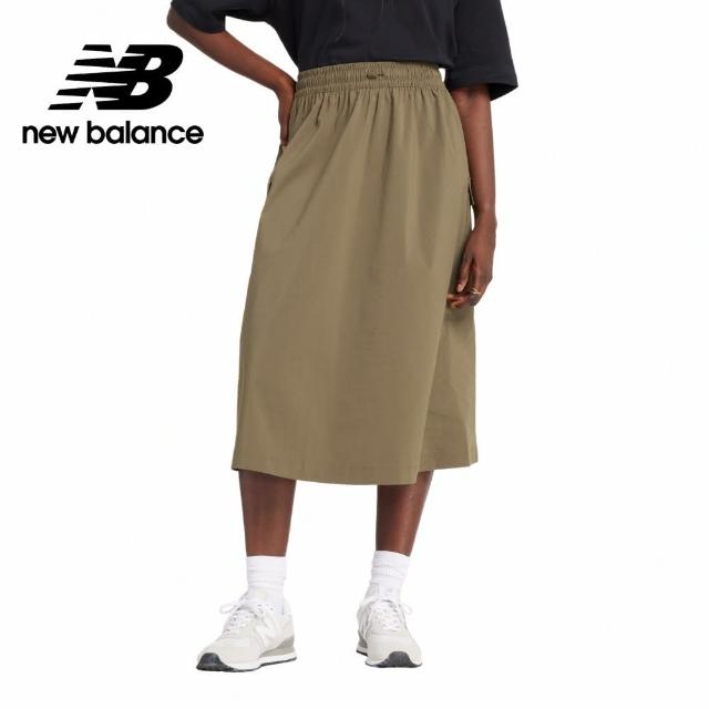 【NEW BALANCE】NB 工裝長裙_女性_杏/軍綠色任選_WK43551DMO_WK43551LMR(美版 版型偏大)