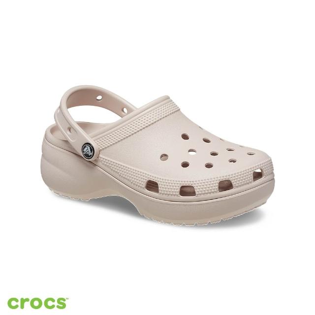 【Crocs】女鞋 經典厚底克駱格 洞洞鞋涼鞋(206750)